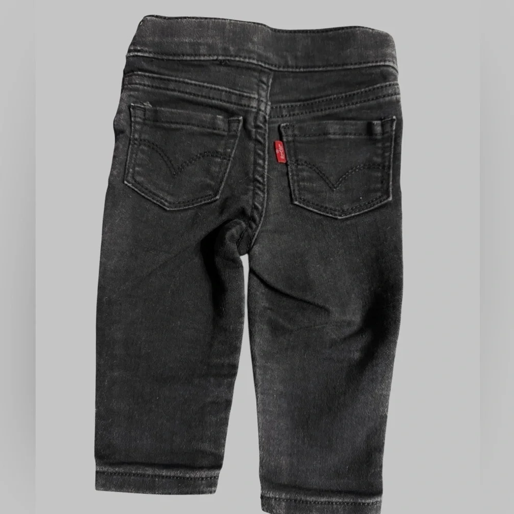 Infant Levi’s black denim leggings 3m